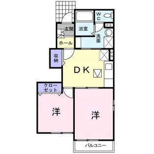 ラッフィナート モーデ【1階】の間取り