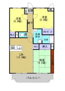 エトワール南台II【302号室】の間取り