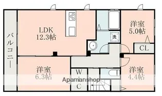 WILL南阿蘇A【2階】の間取り