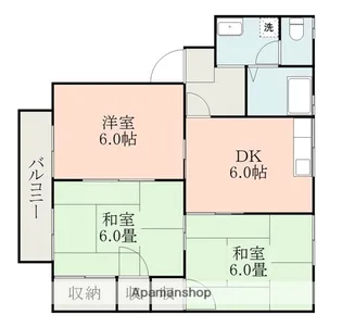 リヴェール大津 B【2階】の間取り