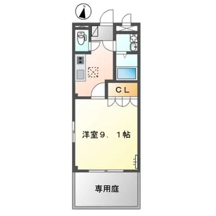 アイレックス・マシキ【105号室】の間取り
