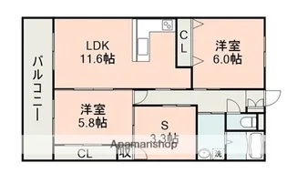 メゾンド中村【3階】の間取り