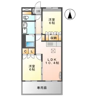 SAINTFIELD【1階】の間取り