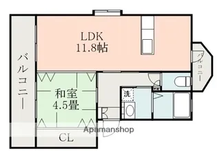 アニバーサリー52【1階】の間取り