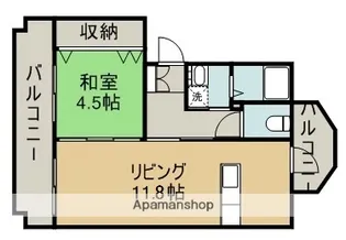 アニバーサリー52【1階】の間取り