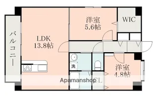 エイビス【5階】の間取り
