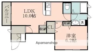 サンク・エトワール【1階】の間取り