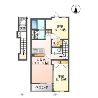フェニックスA棟【2階】の間取り