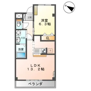 ドリームⅡ【2階】の間取り