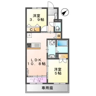 HAPPY HEIM【1階】の間取り