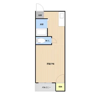 サテライトハイツ光の森【2階】の間取り