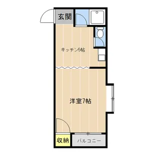 サテライトハイツ光の森【1階】の間取り