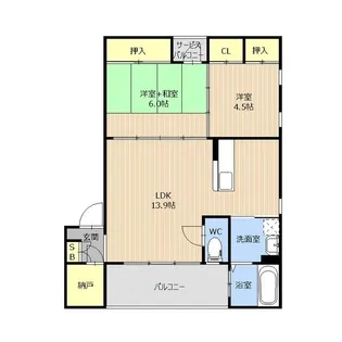 BELLAGIO【1階】の間取り