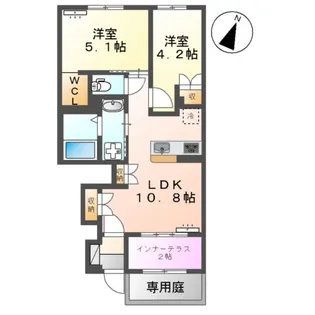FIDELITY【102号室】の間取り