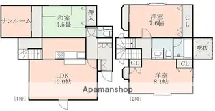 熊本県菊池郡大津町大字杉水【一戸建】の間取り
