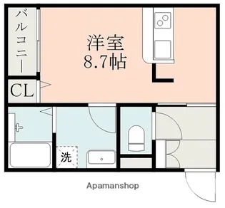 マーレ光の森【1階】の間取り