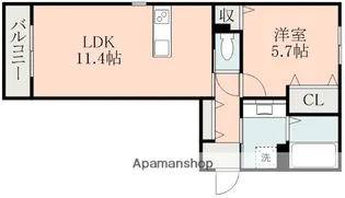 グランシャリオ【1階】の間取り