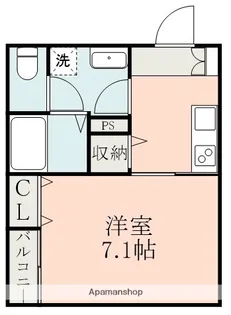 ラ・ポルテ大津【1階】の間取り
