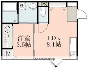 AGRESTE【2階】の間取り