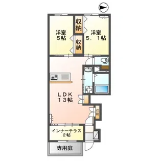 アメニティ O【1階】の間取り
