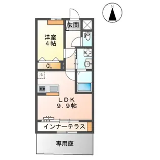 リーブルハイム【106号室】の間取り