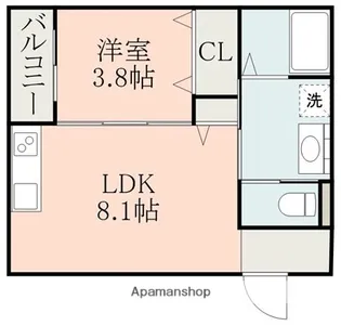 GRAND CRU CLASSE大津【2階】の間取り