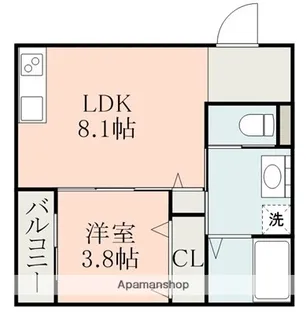 GRAND CRU CLASSE大津【2階】の間取り