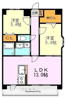 SIX COURT【7階】の間取り