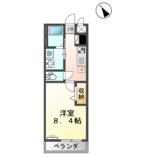 サンフォレスト杉水【213号室】の間取り