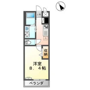 サンフォレスト杉水【207号室】の間取り
