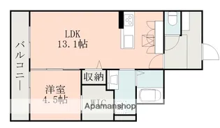 エトワールルージュ B【1階】の間取り