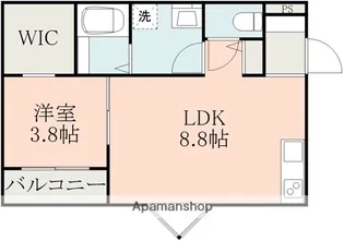 ブエナカーサ大津【1階】の間取り