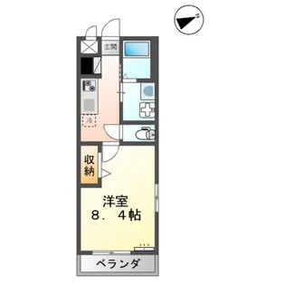 アジュール【2階】の間取り