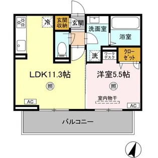 セレブ菊池【2階】の間取り