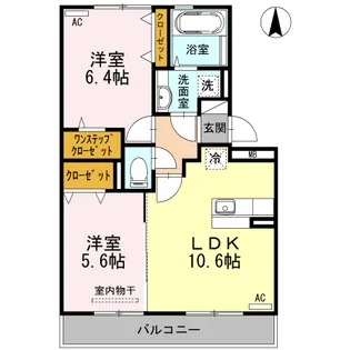 ルミエールハウス【2階】の間取り