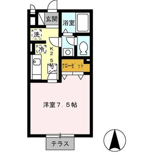 グレース【1階】の間取り
