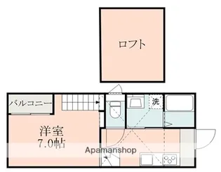 グランクリュ龍田【2階】の間取り