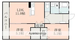 (セキスイ)RIZELL B【2階】の間取り