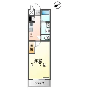 ルラシオン大津【205号室】の間取り