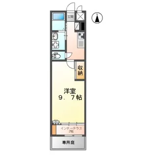 サンウイング【106号室】の間取り