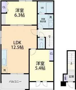AMABILE(アマービレ)【2階】の間取り