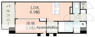 大津331BLD【6階】の間取り
