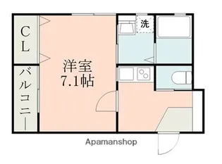 サイエンス吉富【1階】の間取り