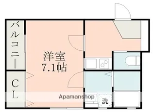 サイエンス吉富【1階】の間取り