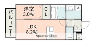 ラ シック菊陽Ⅳ【3階】の間取り