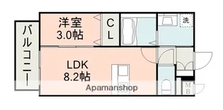 ラ シック菊陽Ⅳ【4階】の間取り