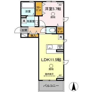 FYーSTYLE KIKUCHI【3階】の間取り