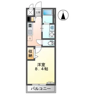 STEINFELDⅠ【208号室】の間取り