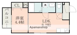IMAX RESIDENCE大津【1階】の間取り