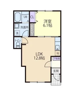 侑信輪V(ユウシンワ5)【1階】の間取り